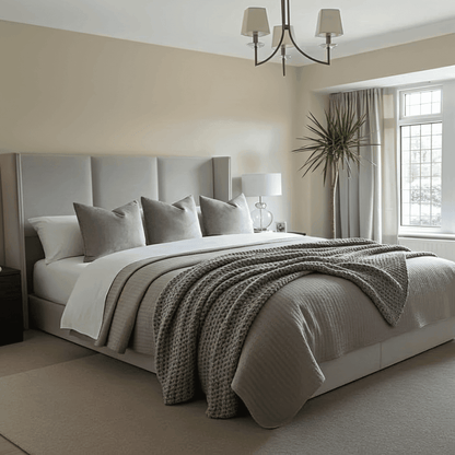 Eternity Wingback Bed Frame UK Beds Direct ltd