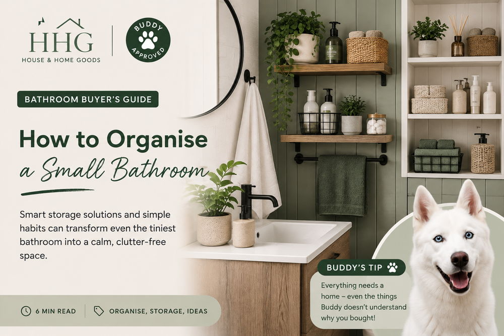 How to Organise a Small Bathroom