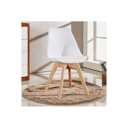 Jamie Halo Round Dining Table Set with 4 Chairs