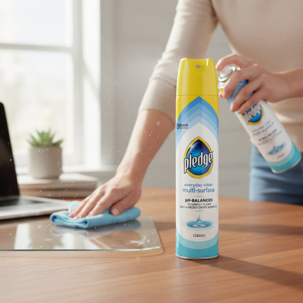 Pledge Polish 250ml Multi Surface Classic Furniture Cleaner And Polish For Wood Metal Glass And More