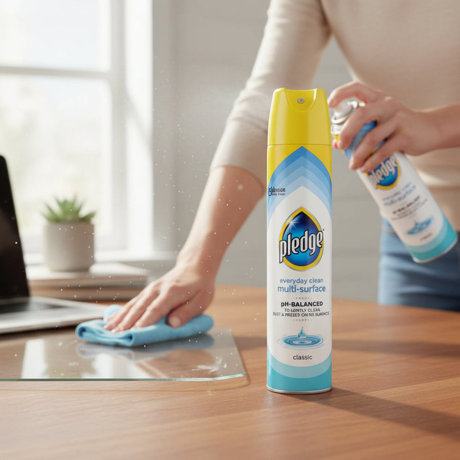 Pledge Polish 250ml Multi Surface Classic Furniture Cleaner And Polish For Wood Metal Glass And More