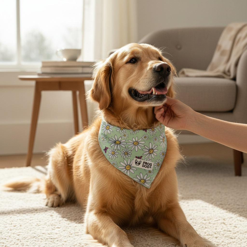 Dog Bandana - Daisy Days - One Size