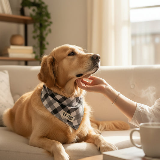 Dog Bandana - Check Me Out - One Size