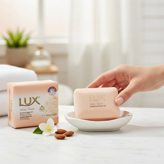 Lux Velvet Touch Soap 3x80g Pack For Gentle Skin Care