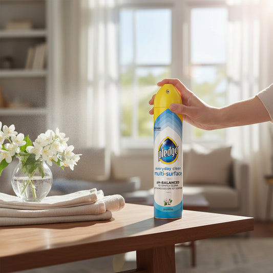 Pledge Jasmine Multi Surface Polish 250ml All Purpose Furniture And Household Surface Cleaner