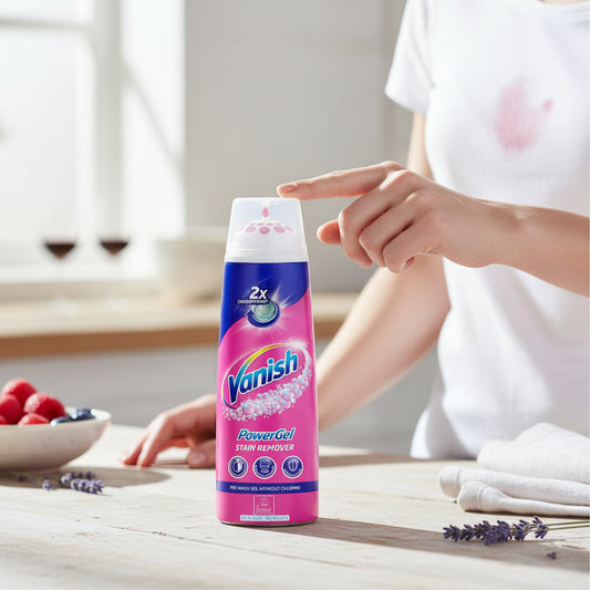 Vanish Powergel Pre Treat Stain Remover 200ml For Fast Effective Laundry Stain Removal