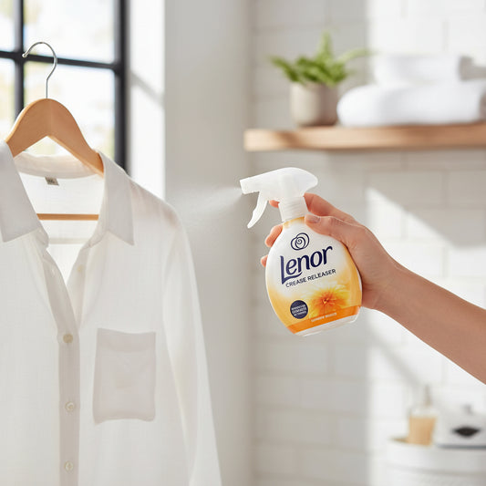 Lenor Crease Releaser 500ml Summer Breeze Max Fresh Scent Odour Eliminator For Easy Ironing Fabric Care