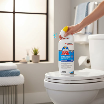 Duck Deep Action Toilet Gel 750ml Marine Disinfectant Kills 99.99 Percent Bacteria Sanitises Toilets Fragrance
