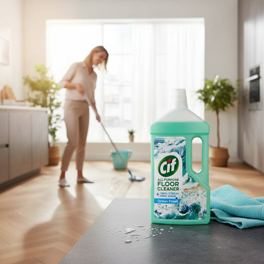 Cif Ocean Floor Cleaner 950 ML All Purpose Cleaner For Linoleum Vinyl Ceramic Tiles