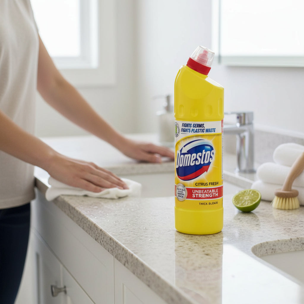 Domestos Bleach 750ml Citrus Thick Disinfectant For Surfaces Toilet Cleaner And Multi Purpose
