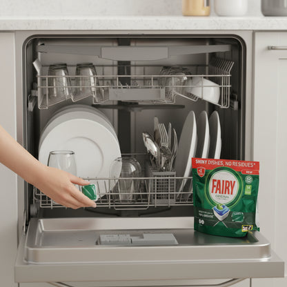 Fairy All In One Dishwasher Tablets 14 Pack Original Detergent For Sparkling Clean Dishes
