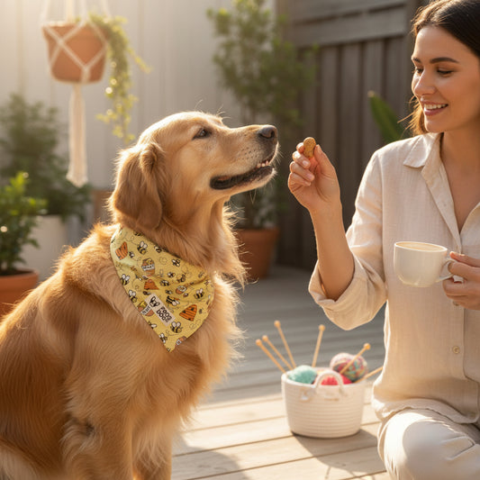 Dog Bandana - Bee Kind - One Size