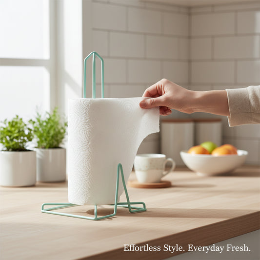 Vertex Green Finish Kitchen Roll Holder