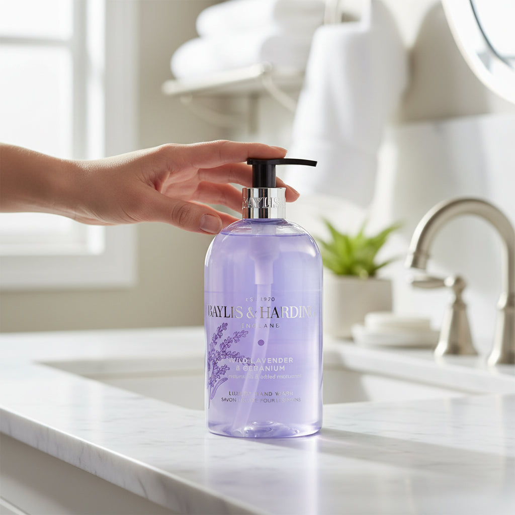 Baylis And Harding Hand Wash 500ml Wild Lavender And Geranium