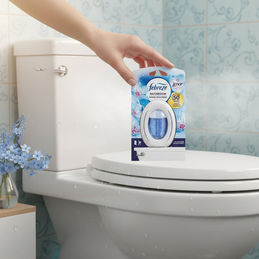 Febreze Bathroom Air Freshener Spring Awakening Spray Odor Control Lasts Up To 50 Days