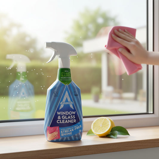 Astonish Window And Glass Cleaner Trigger Spray 750ml Streak Free Shine Formula