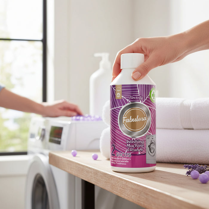 Fabulosa 250ml Washing Machine Cleaner Electrify Fragrance For Limescale Buildup Removal And Fresh Odor Elimination