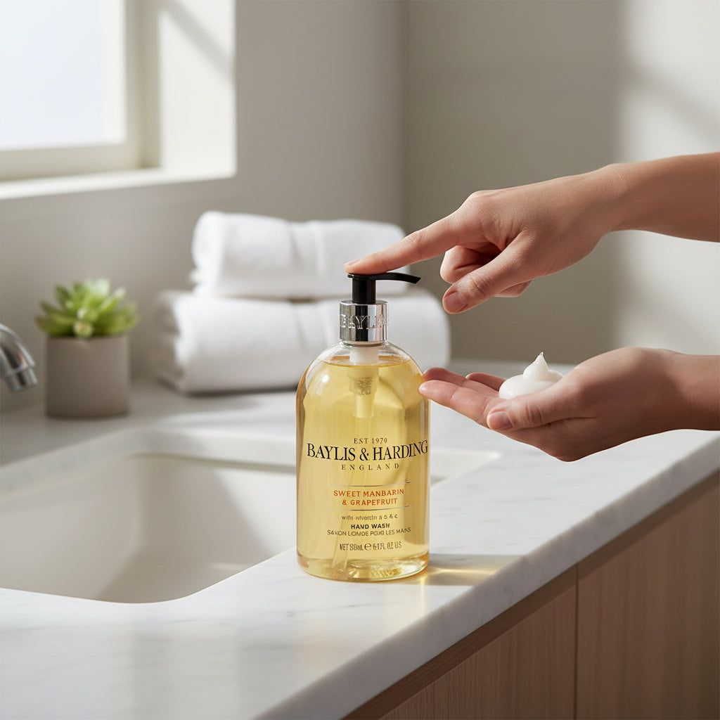 Baylis and Harding Hand Wash Mandarin Grapefruit 500ml Made in the UK