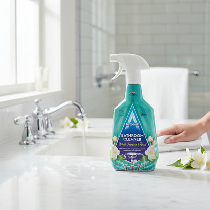 Astonish Trigger Spray Bathroom Cleaner 750ml Powerful Formula For Streak Free Shine In Bathrooms