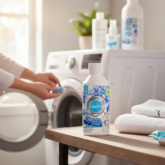 Fabulosa 250ml Washing Machine Cleaner Fresh Breeze Descaler And Odour Removal For Clean Laundry