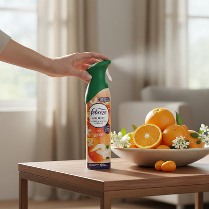 Febreze Air Spray Citrus Verbena 185ml Odor Eliminator For Fresh Clean Home Long Lasting Freshness