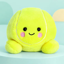 Palm Pals Ace Tennis Ball 5in on a playful teal HHG background