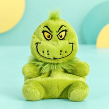 Palm Pals Grinch 5in shown in full on a pale teal studio background