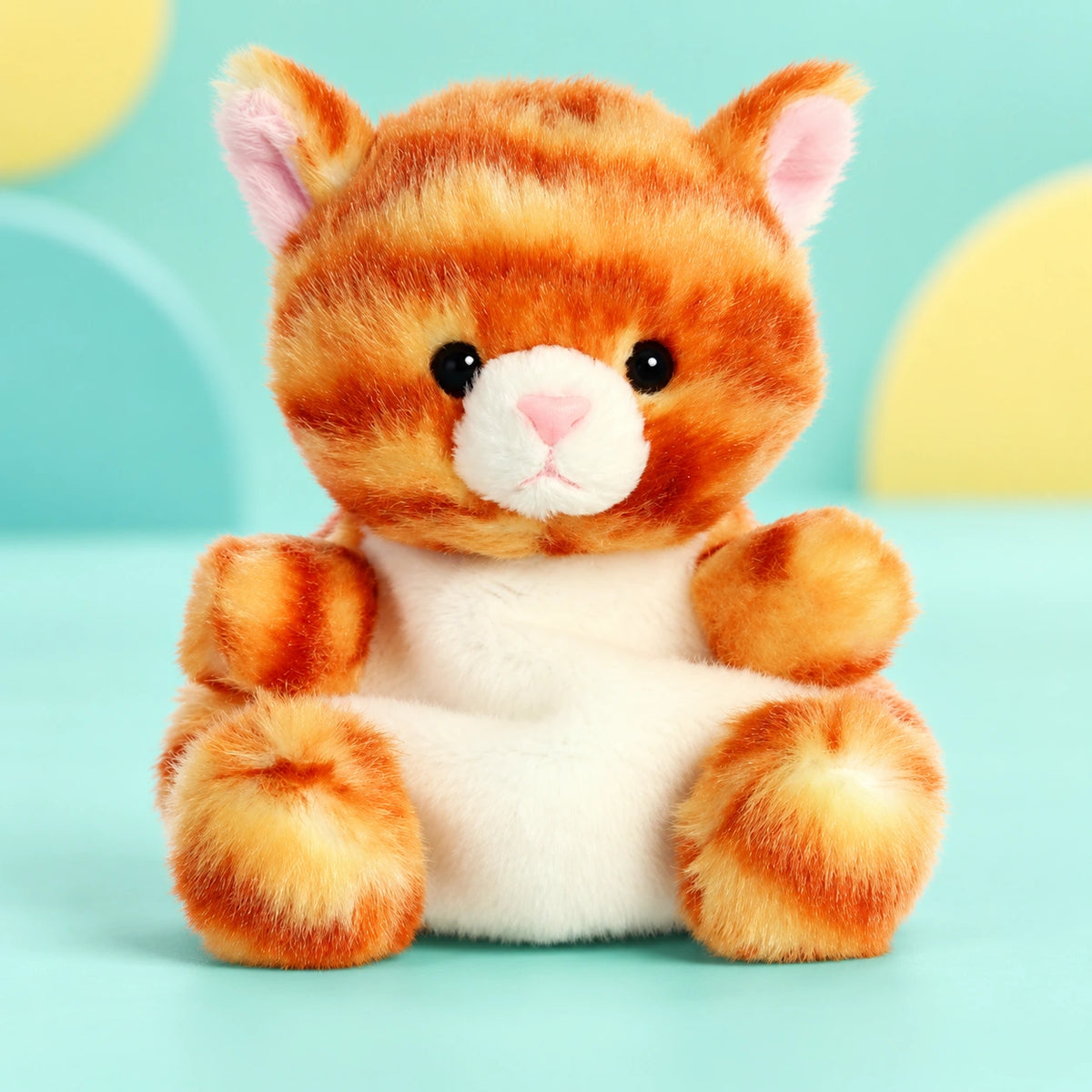 Palm Pals Meow Kitty 5in shown in full on a pale teal studio background