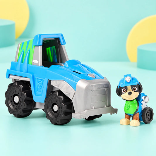 Paw Patrol Basic Vehicle - Rex shown in full on a pale teal studio background