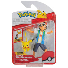 Pokemon Ash and Pikachu Battle Feature Figure set in original packaging
