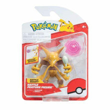 Pokemon 4.5in Battle Feature Figure assortment – example Alakazam pack; one assorted figure supplied