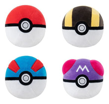 Pokemon Poke Ball plush assortment – example designs; one assorted plush supplied