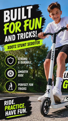 Xootz Stunt Scooter - White