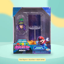 The Super Mario Galaxy Movie - 1.5” Figure with Star Launcher on a playful mint studio display — One figure + launcher • style varies