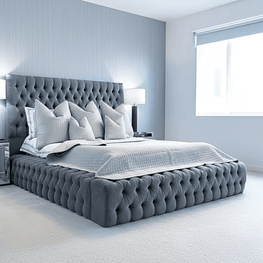 Luxeaire Ambassador Bed Frame UK – Luxury Upholstered Bed with Storage Options UK Beds Direct ltd