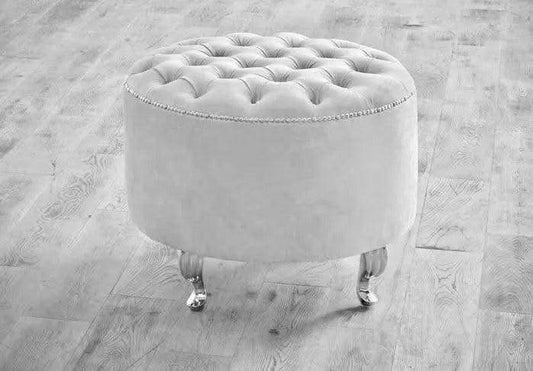 Round Footstool: Luxurious & Elegant UK Stools UK Beds Direct ltd