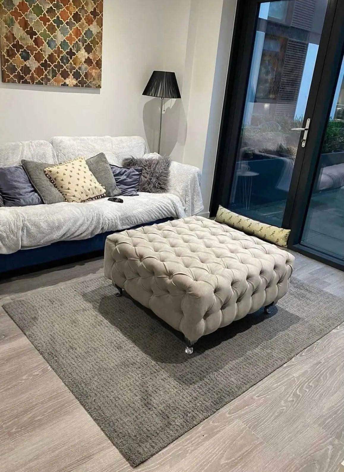 The Luxury Foot Stool UK Beds Direct ltd
