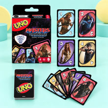 Uno Masters of the Universe shown in full on a pale teal studio background